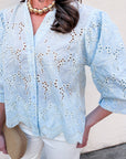 Angel Whisper Eyelet Top