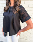 Soft Serenity Top-Black