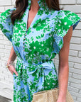 Delicate Petals Midi Dress