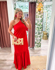 Purely Yours Maxi Dress-Red
