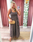 Eileen Polka Dot Maxi Dress