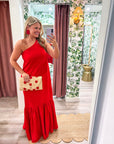 Purely Yours Maxi Dress-Red