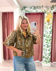 Lavinia Floral Jacquard Top