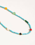 Turquoise Stone Beaded Necklace