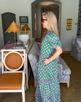 Gercy Abstract Maxi Dress
