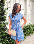 Olivia in Bloom Shirt Dress