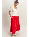 Perfect Fit Puff Sleeve Top-White