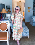 Wildflower Grace Midi Shirt Dress-Cream