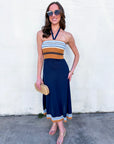 Terry Knit Midi Dress