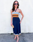 Terry Knit Midi Dress
