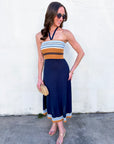 Terry Knit Midi Dress