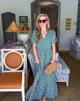 Gercy Abstract Maxi Dress