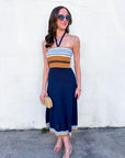 Terry Knit Midi Dress