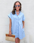 Forever Favorite Mini Dress-Chambray