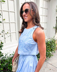 Capri Coast Embroidered Skirt Set