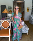 Gercy Abstract Maxi Dress