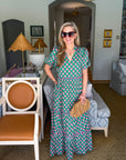 Gercy Abstract Maxi Dress