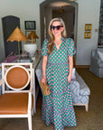 Gercy Abstract Maxi Dress