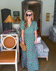 Gercy Abstract Maxi Dress