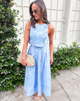 Capri Coast Embroidered Skirt Set