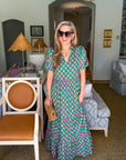 Gercy Abstract Maxi Dress