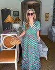 Gercy Abstract Maxi Dress