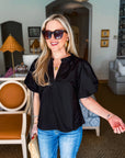 Floral Moment Embroidered Top