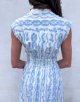 Sugar Petal Eyelet Midi Dress