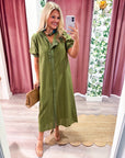 Pemberley Eyelet Midi Dress