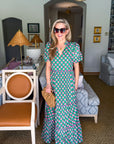 Gercy Abstract Maxi Dress