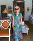 Gercy Abstract Maxi Dress
