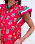 Floral Medallion Mini Dress