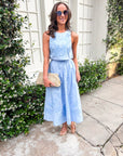 Capri Coast Embroidered Skirt Set