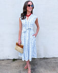 Sugar Petal Eyelet Midi Dress