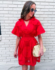 Bloom Lace Mini Dress