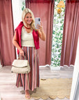 Vivid Hues Midi Skirt