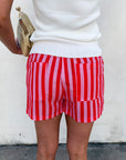 Summer Ready Striped Shorts