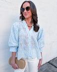 Angel Whisper Eyelet Top