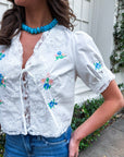 Sweet Prairie Embroidered Top