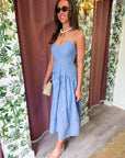 Marina Muse Midi Dress-Royal