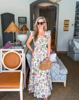 Pany Floral Ruffle Maxi Dress