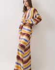 Painted Lines Maxi Skirt