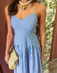 Marina Muse Midi Dress-Royal