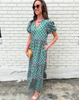 Gercy Abstract Maxi Dress