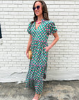 Gercy Abstract Maxi Dress