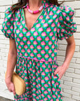 Gercy Abstract Maxi Dress