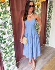 Marina Muse Midi Dress-Royal