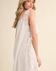 PREORDER: Fleur Romance Midi Dress-Off White