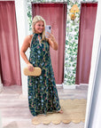 Floral Vine Maxi Dress
