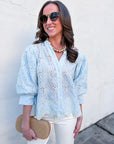 Angel Whisper Eyelet Top
